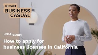 How to apply for business licenses in California