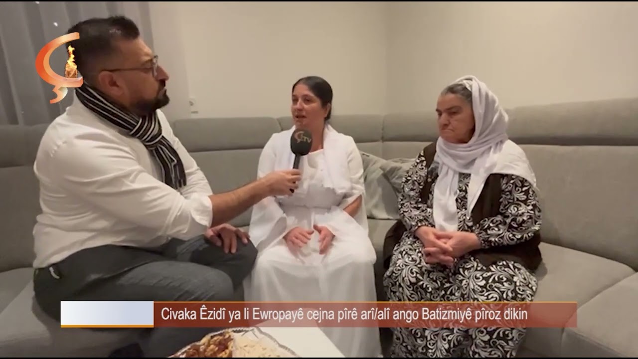 Civaka Êzidî ya li Ewropayê cejna pîrê arî / alî ango Batizmiyê pîroz dikin