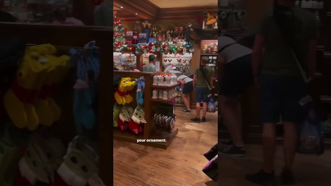 Customized ornament at Disneyland! Such a great souvenir! 