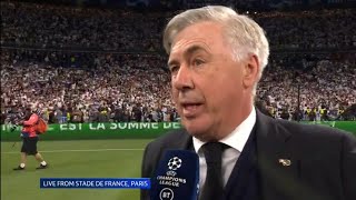 Carlo Ancelotti Post Match Interview | Real Madrid vs Liverpool 1-0 Champions League Final