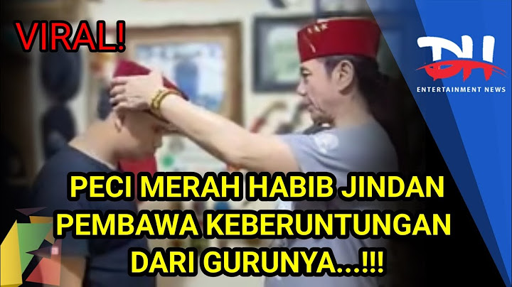 PECI MERAH HABIB JINDAN MEMBAWA KEBERUNTUNGAN