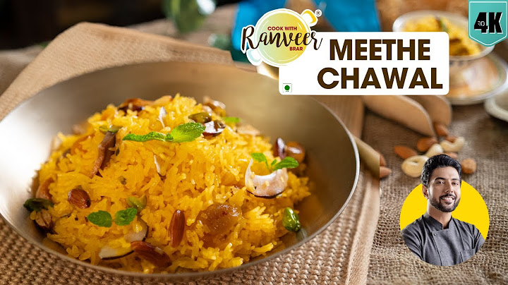 बैसाखी पे बनाएं सुनहरे मीठे चावल | Baisakhi spl Meethe Chawal | Zarda Rice/Pulao | Chef RanveerBrar