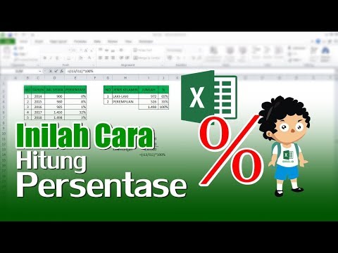 Video: Bagaimana Cara Menambahkan Persentase Di Excel