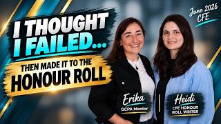 She Thought She Failed the CFE — Then Made It to the Honour Roll | June 2026 CFE