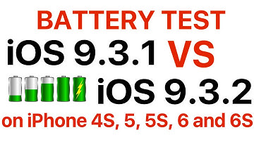 Battery test : iOS 9.3.1 vs iOS 9.3.2 Which one has better battery life?
