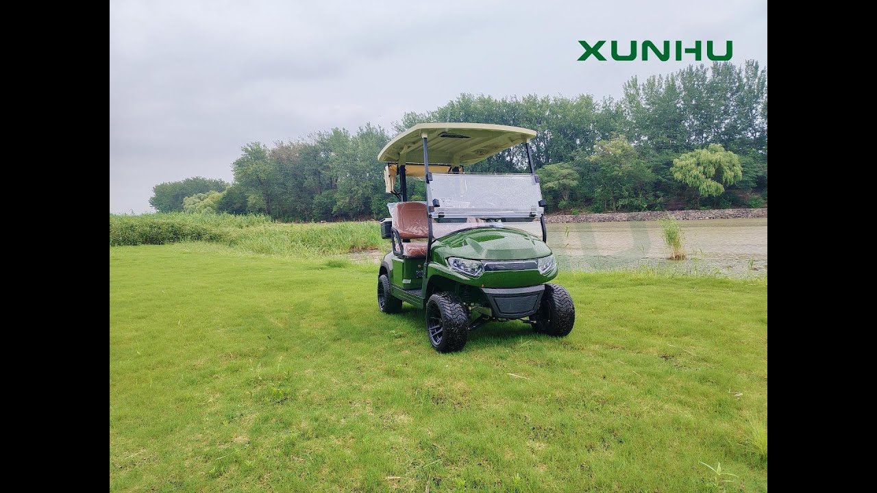 2 Seater Electric Golf Carts with Lithium Batteries - XUNHU 2 Seat Small Golf Carts for Sale