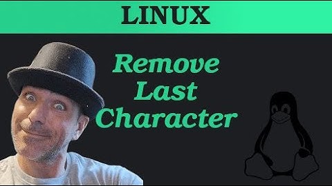 Removing The Last Character From Each Line Linux