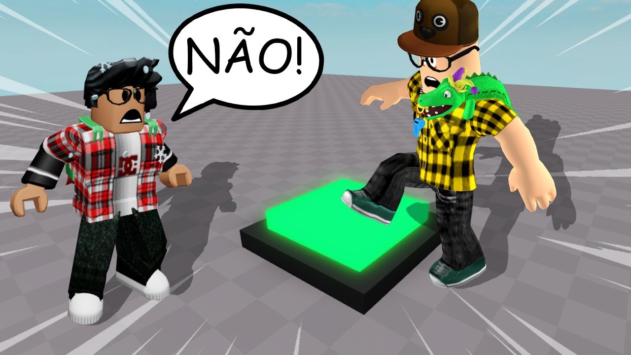 ROBLOX: NÃO PISE NO BOTÃO OU ALGO MUITO RUIM ACONTECE!!