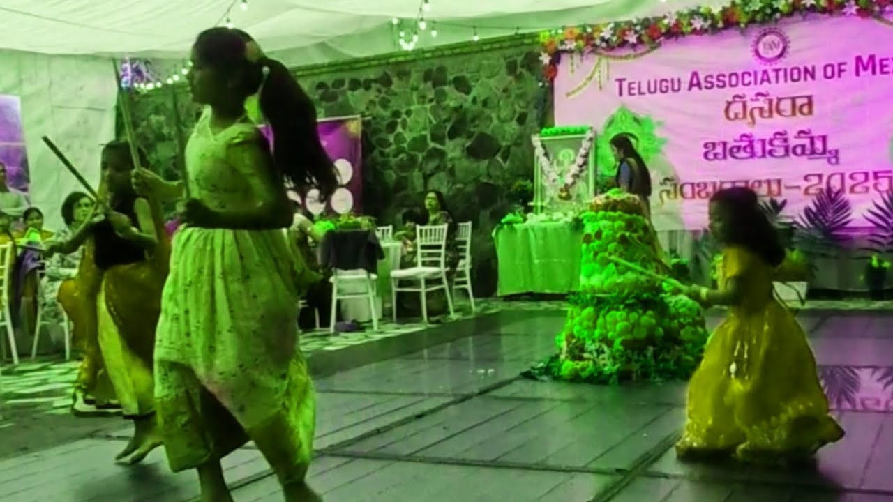 Dasara Bathukamma Sambaralu in Mexico #TeluguAssociationMexico#telangana #Andhrapradesh#india#mexico