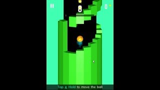 Helix spiral 3d ball bounce game level1 to level5 complete screenshot 1