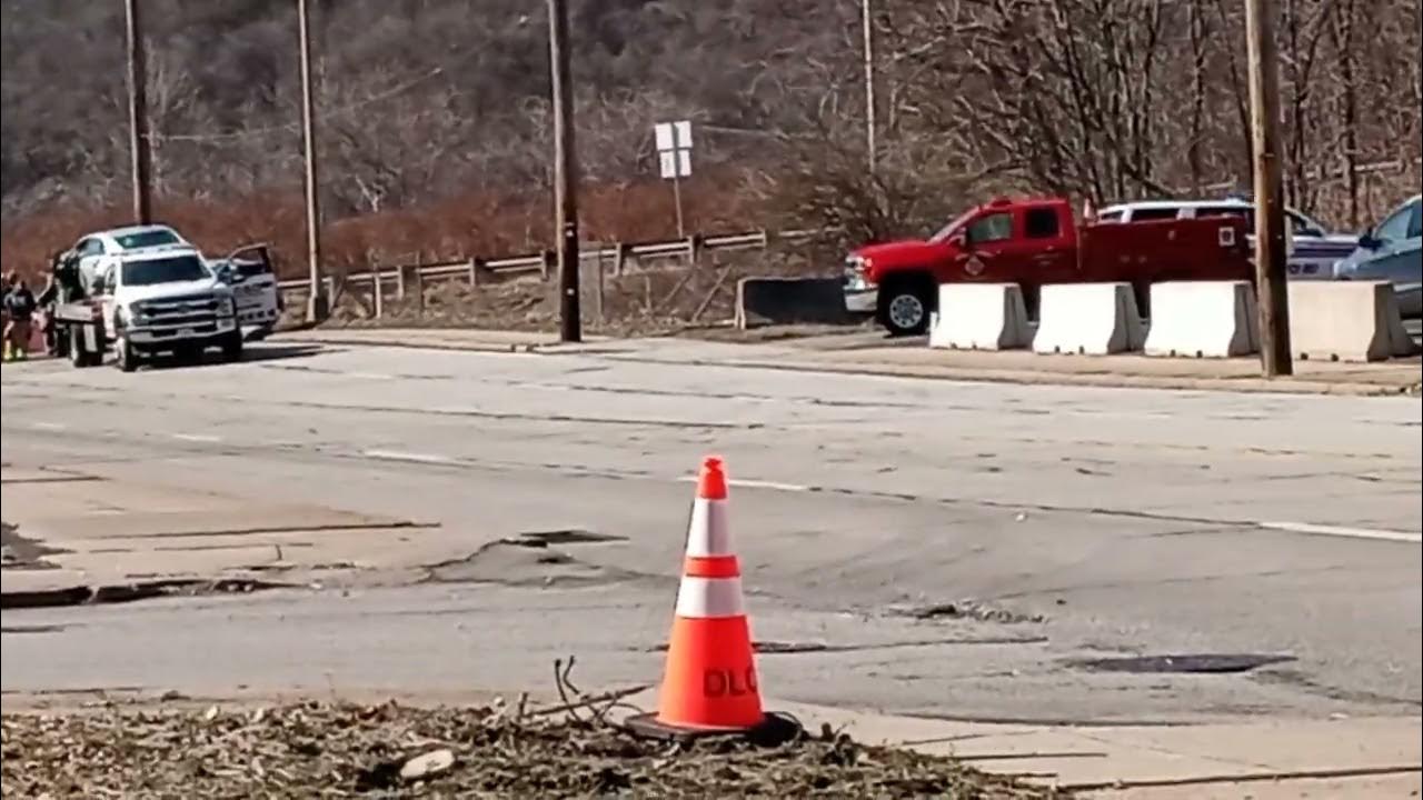 Car Accident 5th Avenue in Mckeesport by the Duquesne bridge ramps