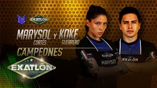 Felicidades Marysol  Cortés y Koke Guerrero, son campeones de Exatlón. | Exatlón México