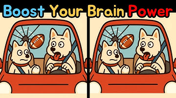 Spot The Difference: Boost Your Brain Power! Visual IQ Test! [Find The Difference]