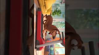 lazy dog avoid exercise 🐶#ai #viral #trending #shorts