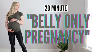 20 Minute Belly Only Pregnancy Workout - avoid excess weight gain, strengthen and tone