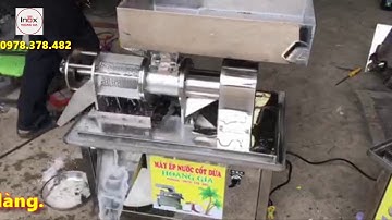 HƯỚNG DẪN VỆ SINH MÁY ÉP NƯỚC CỐT DỪA TỰ ĐỘNG HOÀNG GIA