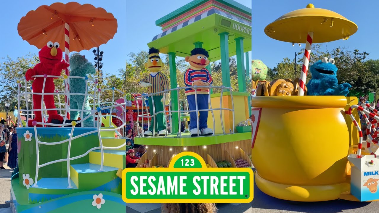 Sesame Street Party Parade 2023 | Seaworld Orlando Florida - YouTube