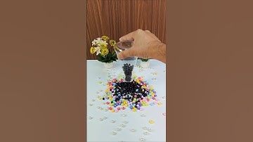 Satisfying Reverse Beads ASMR 🎲❤️ Relaxing Colorful Beads #asmr #satisfying #stonebeads