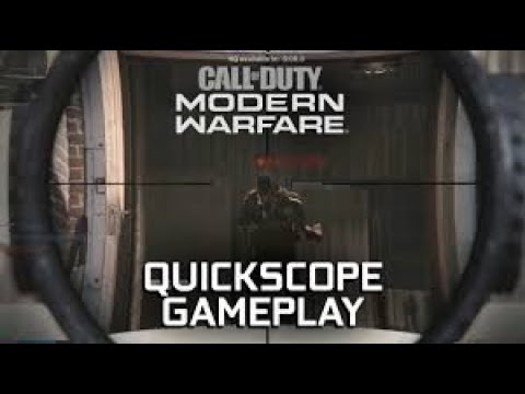 Call of Duty: Modern Warfare Quick Scope Compilation - YouTube