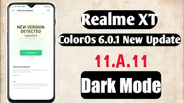 ColorOs 6.0.1 New update on Realme XT | Dark mode, Wide Angle video mode
