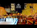 4K【丸の内ストリートパーク】クリスマス イルミネーション 2023 東京 Japan
