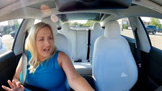 nobody’s in the driver’s seat!! | tesla smart summon prank | tesla model 3 performance reaction