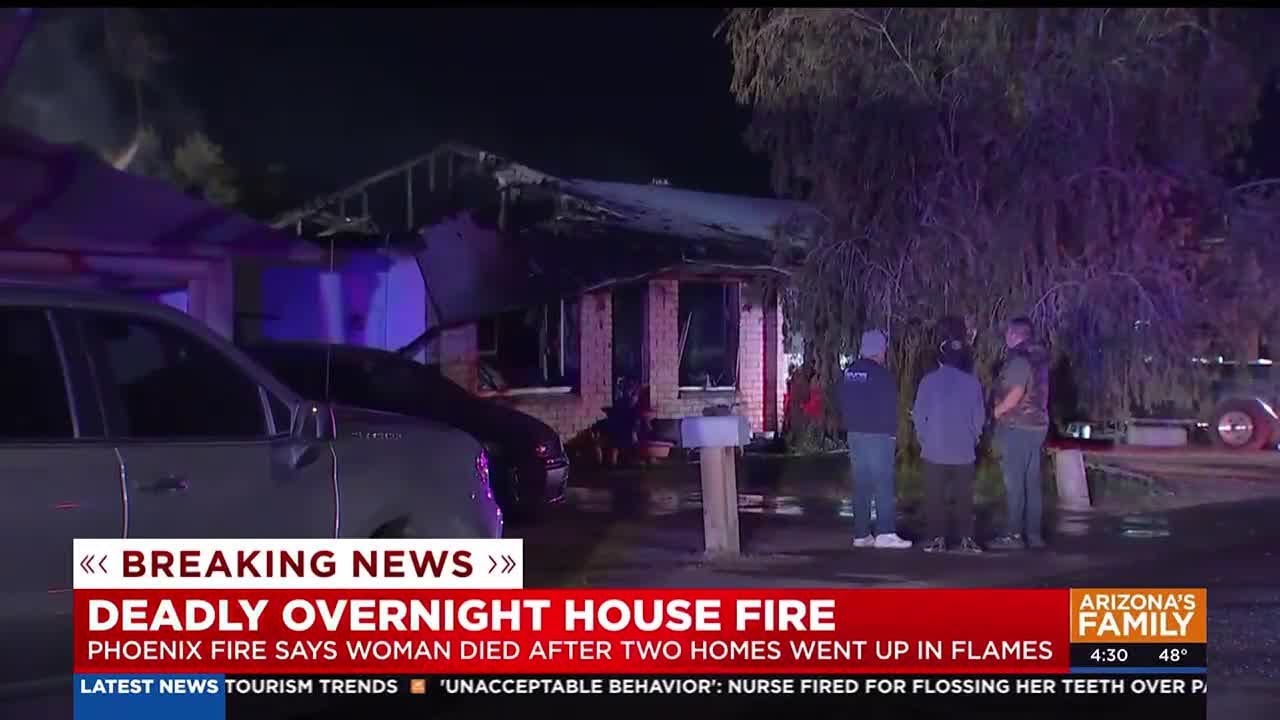 Woman found dead after house fire in Maryvale - YouTube
