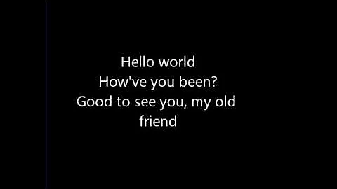 Hello World (Lady Antebellum) lyrics