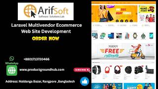Laravel Multivendor Ecommerce Website Development@Arifsoft  Order Now  Call/Whatsapp:+8801713720466 screenshot 2