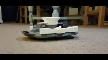 SR.N1 model hovercraft RC first flight (hover!) srn1