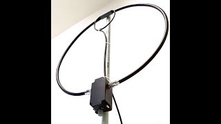 UltraLight Magnetic Loop Antenna + XIEGU X5105