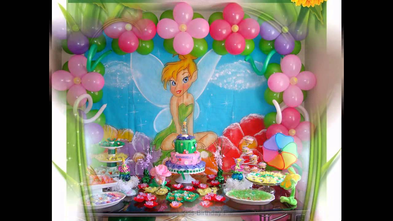 Beautiful Tinkerbell Party Decorations Ideas Youtube