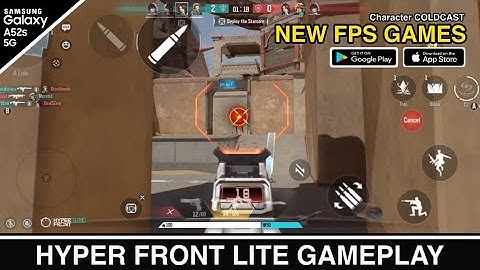 Hyper Front LITE Android Gameplay | Maximum Settings 55 FPS - Samsung Galaxy A52s 5G