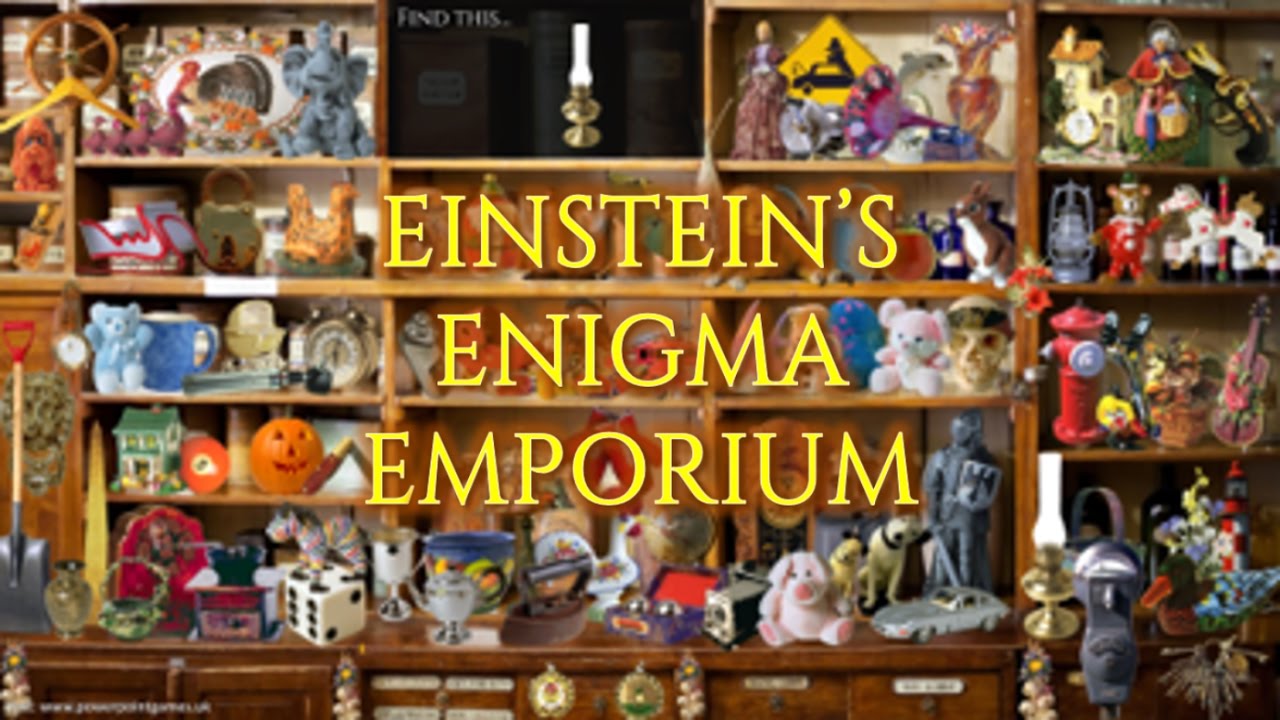 Einstein's Enigma Emporium - PowerPoint game - Free to play / download