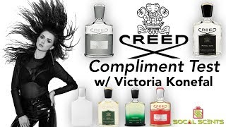 Creed Fragrances compliment test w/ Emmy Nominated actress Victoria Konefal