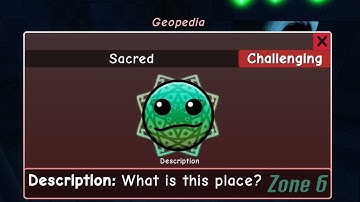 How to get SACRED in FIND THE GEOMETRY DASH Difficulties Roblox Zone 6