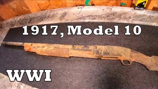 Gun Restoration, 1917 Remington Pump Action Shotgun.