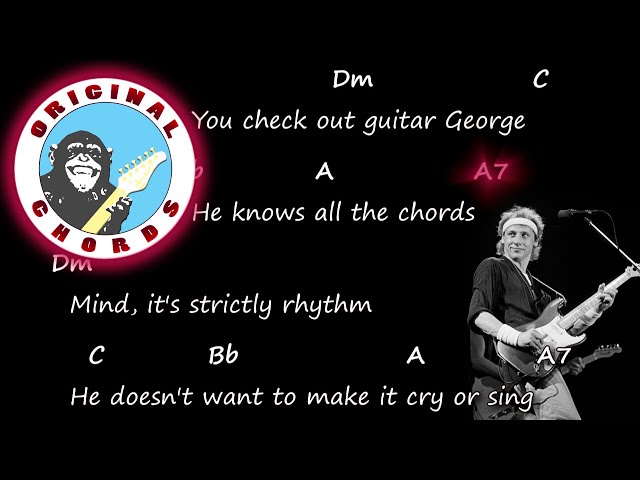 Dire Straits - Sultans of Swing - Chords u0026 Lyrics class=