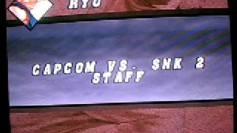 Capcom VS SNK 2 - Evil Ryu, Shin Akuma, and Utimate Rugal Endings