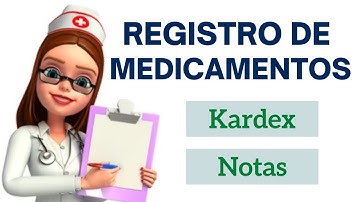 Registro de medicamentos📝#seguridadysalud
