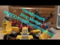 Transformers stop motion parody stop motion skit special