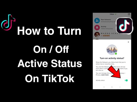 How To Turn On / Turn Off Active Status on TikTok