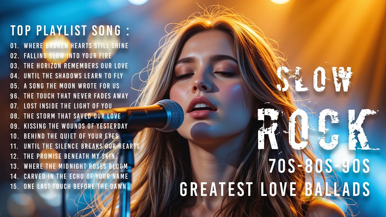 Romantic Slow Rock 💖 Greatest Love Ballads of the 70s 80s 90s | Soft ...