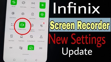 INFINIX Screen record Settings | Best Screen Recorder for Infinix