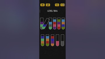 Water sort puzzle level 1644