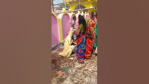 Garbage Bin worshipped in Indian Temple.