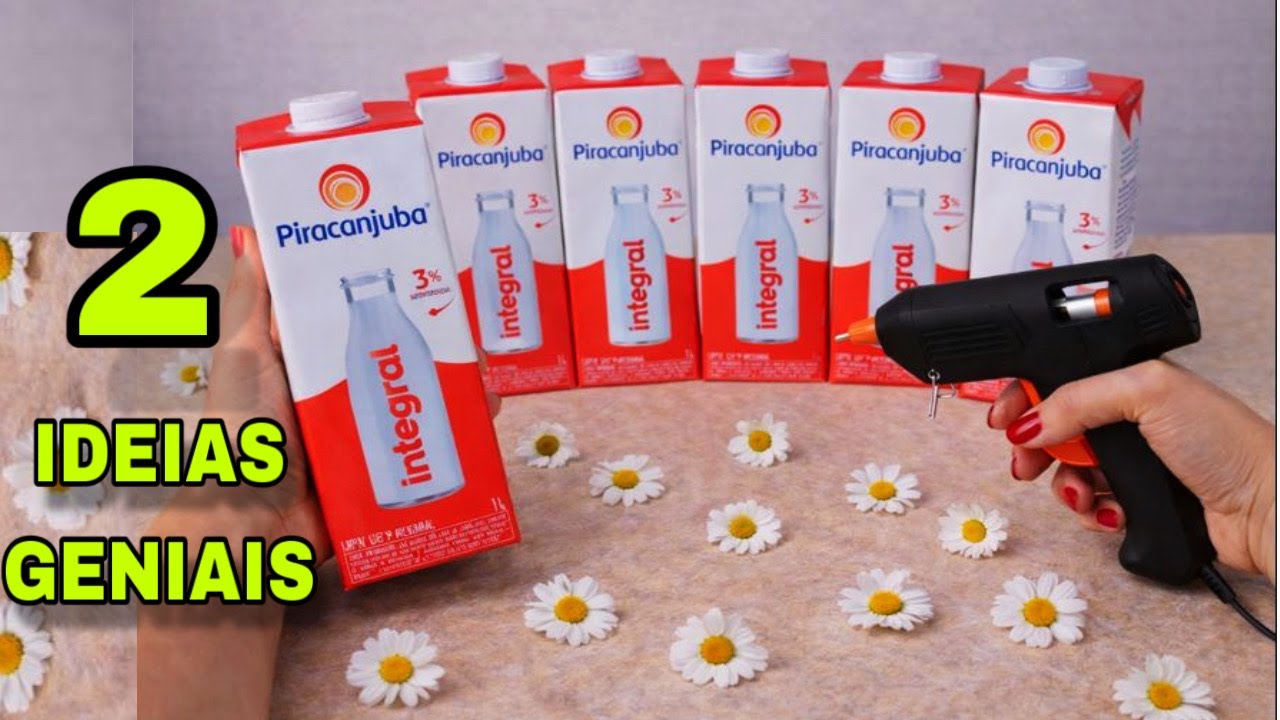 2 IDEIAS FABULOSAS COM CAIXAS DE LEITE FICARAM INCRÍVEIS FAÇA VOCÊ MESMO #viral #compartilhe #diy