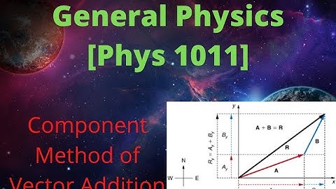 General Physics: Component Method of Vector Addition/Lecture 22/In Amharic.