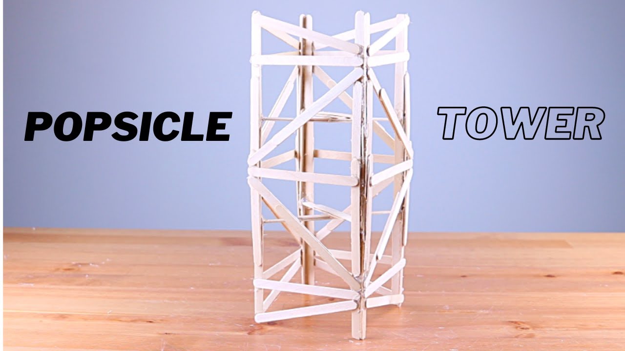 popsicle stick tower