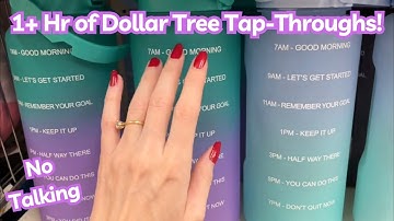 ASMR * Tapping through Dollar Tree!! * Compilation * ASMRVilla